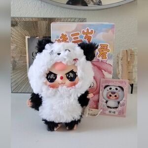 NIB Baby Three De Lovely Series -Panda with Special eyes